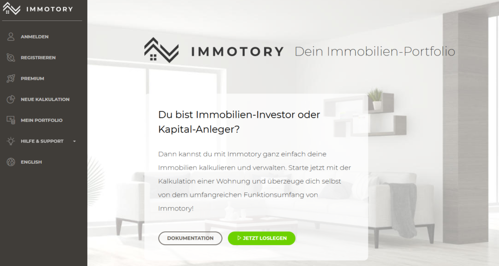 Vermögenswerte: Immobilien 14 Screenshot Immotory.com