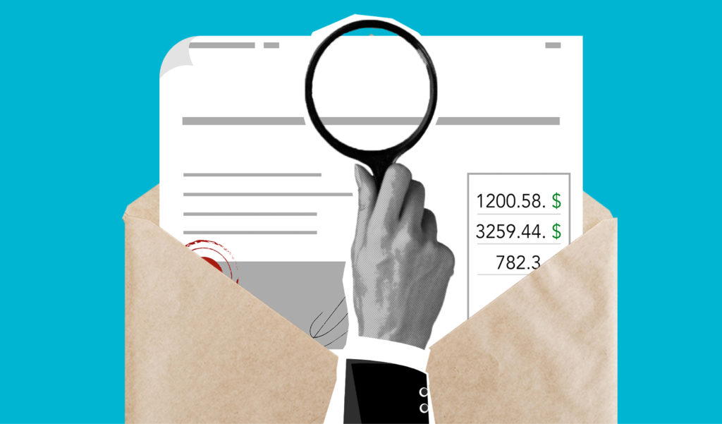P2P-Kredite - der Portfolio-Booster 17 Lupe mit Rechnung